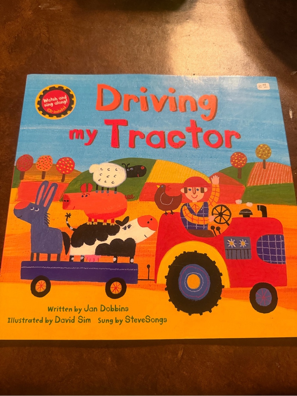 Driving My Tractor Kids Book and CD singalong